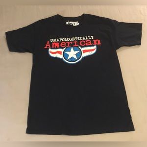 Ranger Up Unapologetically American Navy Blue T-Shirt Size Large